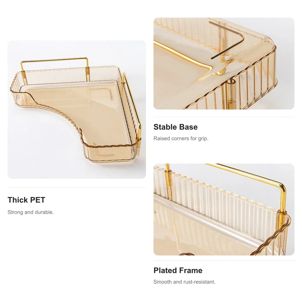 Multi-Tier Corner Organizer Rack for Countertop Storage - image 02
