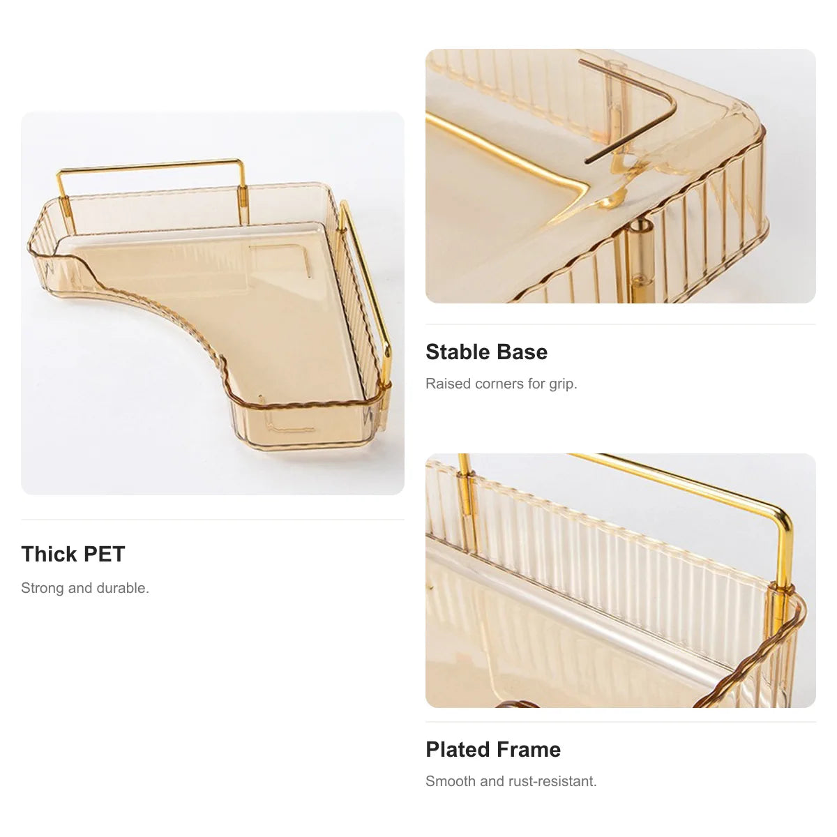Multi-Tier Corner Organizer Rack for Countertop Storage - image 02
