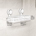 Suction-Mount Slim Shelf for Bathroom & Kitchen Organization - image 07