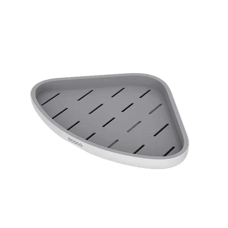 Adhesive-Mount Corner Shelf for Bathroom & Kitchen Organization - image 10