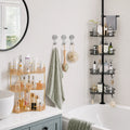 Small Bathroom Storage RollingTail Reset - Gold / Transparent