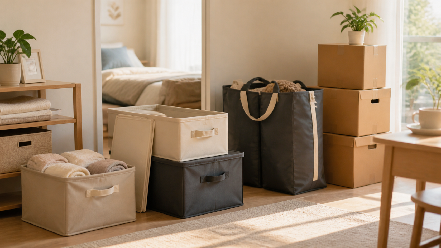 Move-Friendly Storage collection banner for renter-friendly small apartments